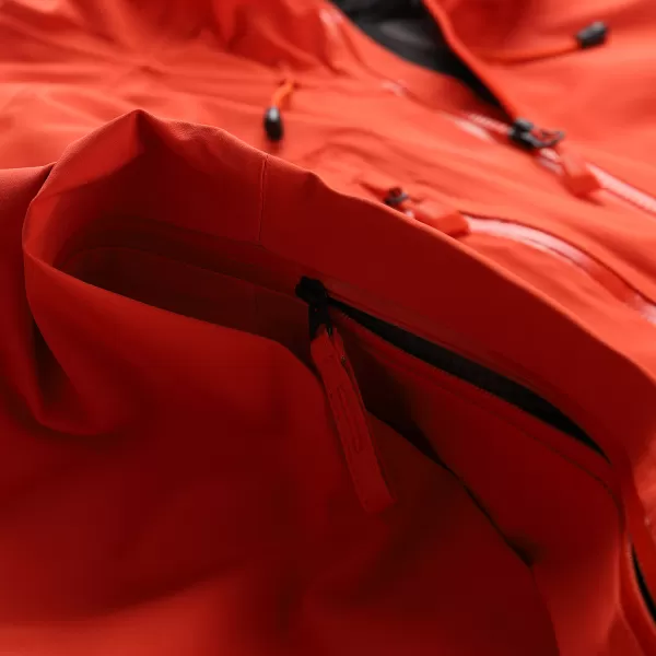  Jacke ALPINE PRO CORT MJCA592 SCHWARZ/ROT 