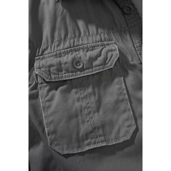  Hemd BRANDIT VINTAGE KRÁTKÝ RUKÁV BD4024 KOHLENSTOFF 