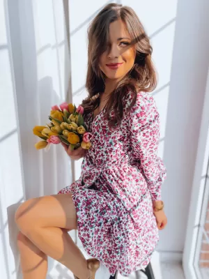 Kleid DSTREET FLOWER VIBES EY2247 WEIß