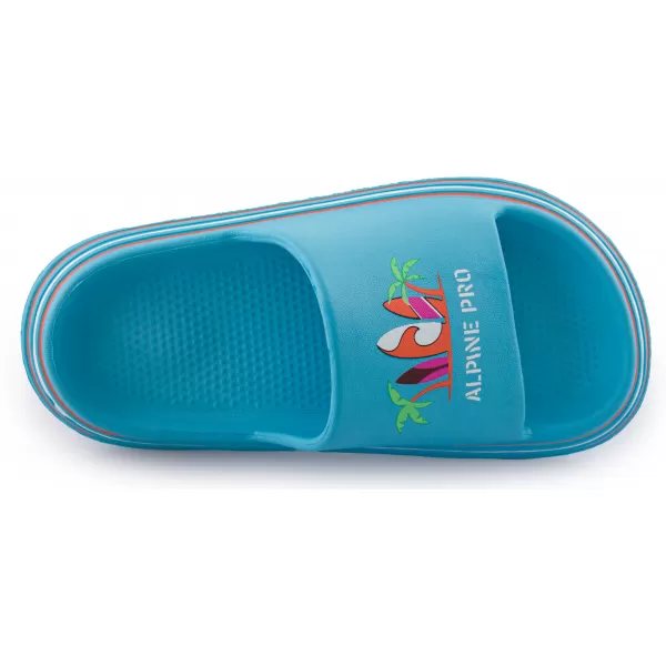 Hausschuhe ALPINE PRO LARINO KBTA375 HELLBLAU 