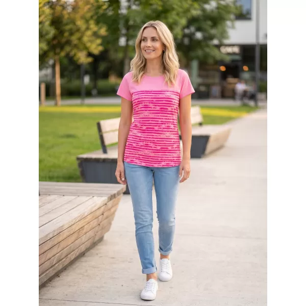  Damen-T-Shirt LOAP ABRASKA CLW2339 ROSA 