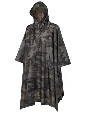 Poncho -Regenmantel BRANDIT RIPSTOP BD3169 DUNKLE TARNUNG