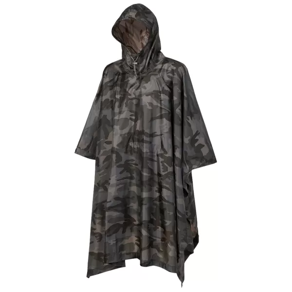  Poncho -Regenmantel BRANDIT RIPSTOP BD3169 DUNKLE TARNUNG 
