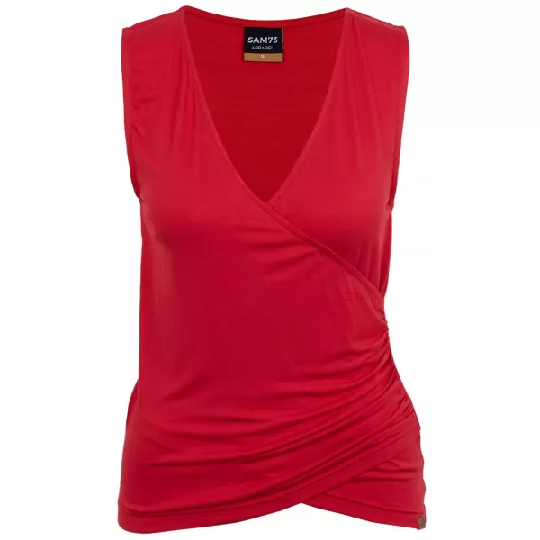 Damen-Tanktop SAM 73 LUPUS WT 882 ROT 