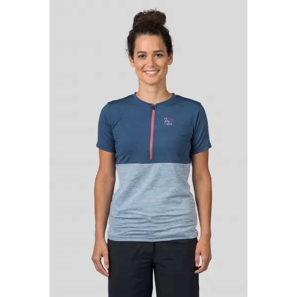  Damen-T-Shirt HANNAH BERRY TUSCHEMEL/PERLBLAUMEL 