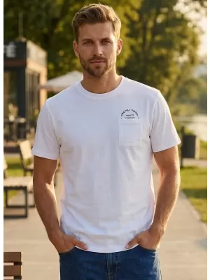 Herren-T-Shirt SAM 73 FENAKLID MT 820 WEIß