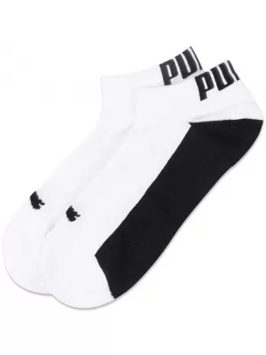 Herrensocken PUMA MEN BACK LOGO SNEAKER 2P 938011-02 WEIß