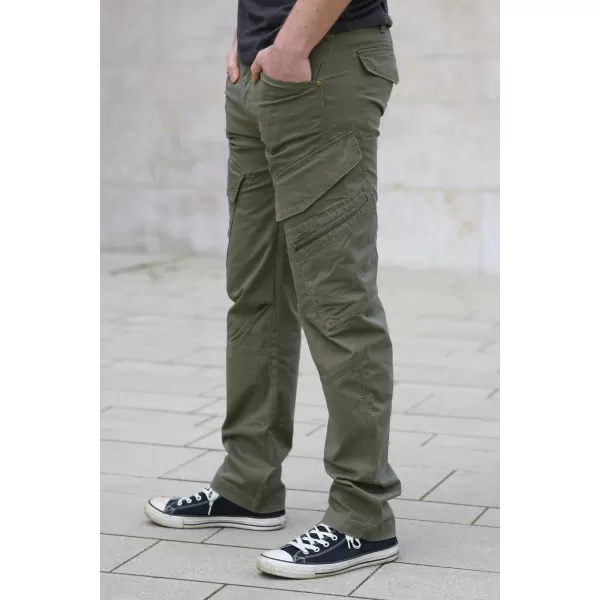  Hose BRANDIT ADVEN SLIM FIT OLIVE 