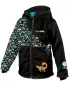 Baby Softshell Jacke isoliert WAMU DINOSAUŘI SCHWARZ