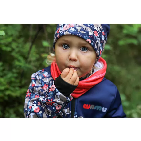  Isolierte Softshelljacke für Kinder WAMU LIŠKY DUNKELBLAU 