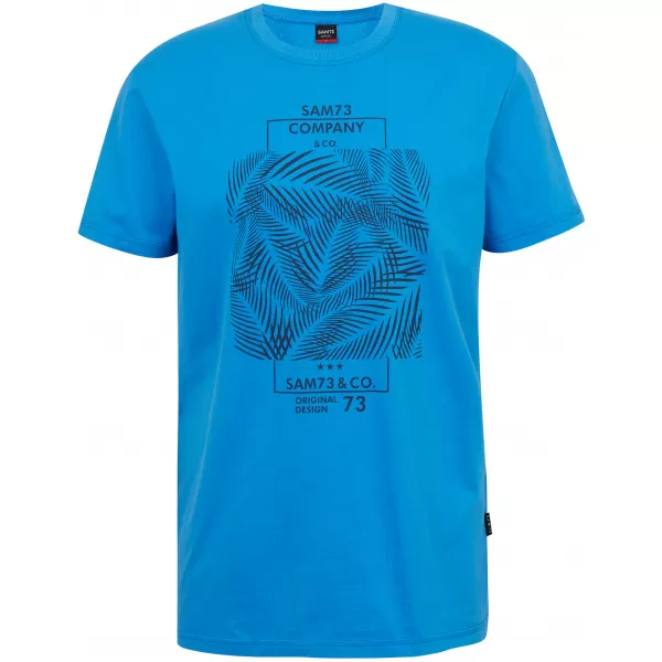  Herren-T-Shirt SAM 73 ALMANDIT MT 824 LEUCHTEND BLAU 