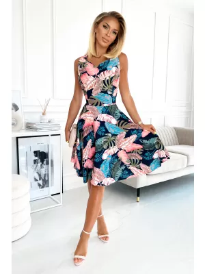 Kleid NUMOCO A114-17 DUNKELBLAU