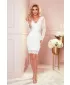 Kleid der Dame NUMOCO A170-11 WEIß
