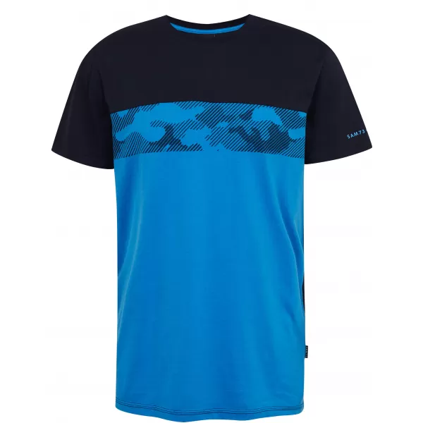  Herren-T-Shirt SAM 73 CETUS MT 821 LEUCHTEND BLAU 