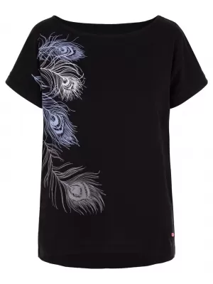 Damen-T-Shirt LOAP BARBORA CLW2323 SCHWARZ