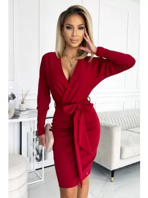 Kleid NUMOCO A401-1 BURGUND
