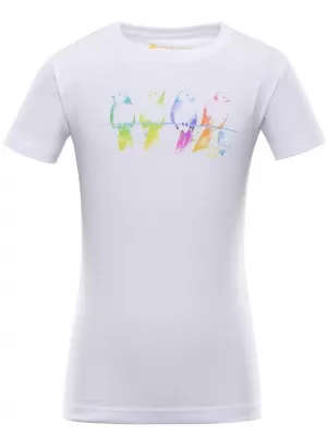 T -Shirt ALPINE PRO OSTEWO KTSA428 WEIßES MUSTER