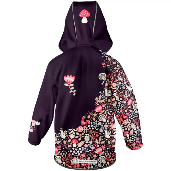  Baby Softshell Jacke isoliert WAMU SOVA LILA 