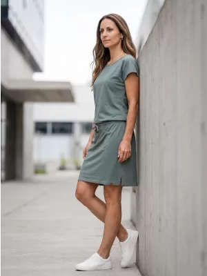 Kleid SAM 73 NORMA WZ 822 GRÜNLICH GRAU