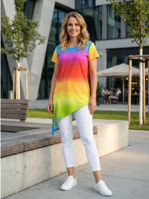 Damen-T-Shirt SAM 73 LIBRA WT 890 BUNT