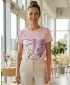 Damen-T-Shirt SAM 73 MUSCA WT 884 HELLROSA