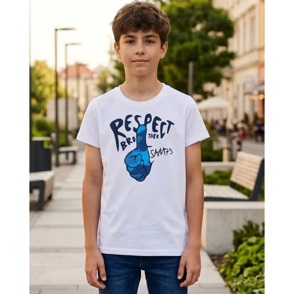  Kinder-T-Shirt SAM 73 SCUTUM KT 514 WEIß 