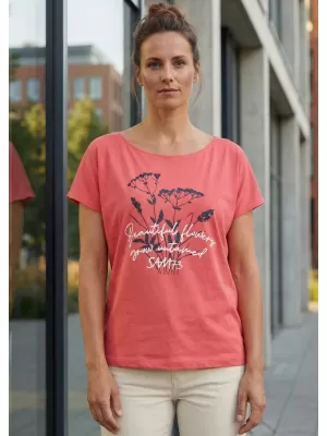 Damen-T-Shirt SAM 73 CIRCINUS WT 883 LEUCHTEND ROSA