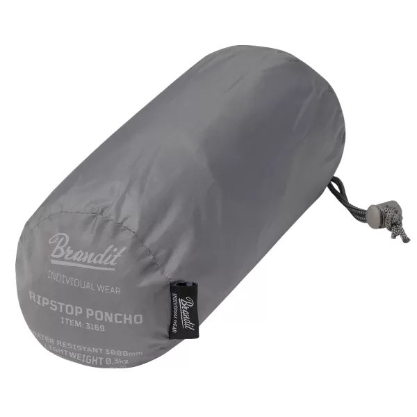  Poncho -Regenmantel BRANDIT RIPSTOP BD3169 ANTHRAZIT 
