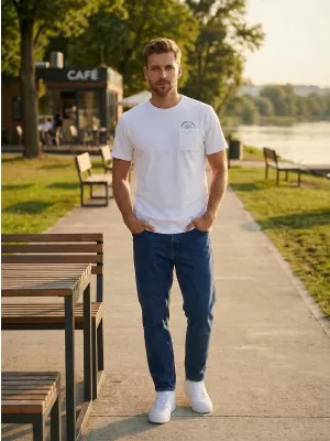 Herren-T-Shirt SAM 73 FENAKLID MT 820 WEIß