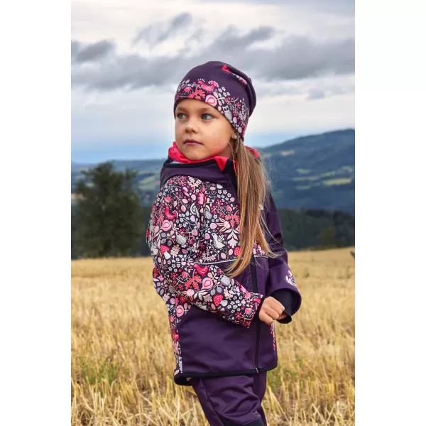  Baby Softshell Jacke isoliert WAMU SOVA LILA 