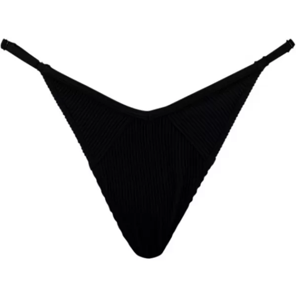  Badeanzug PUMA SWIM WOMEN RIBBED TANGA 1P 938068-01 SCHWARZ 