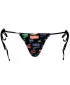 Badeanzug PUMA SWIM WOMEN SIDE TIE TANGA STRING 1P 938066-01 SCHWARZ