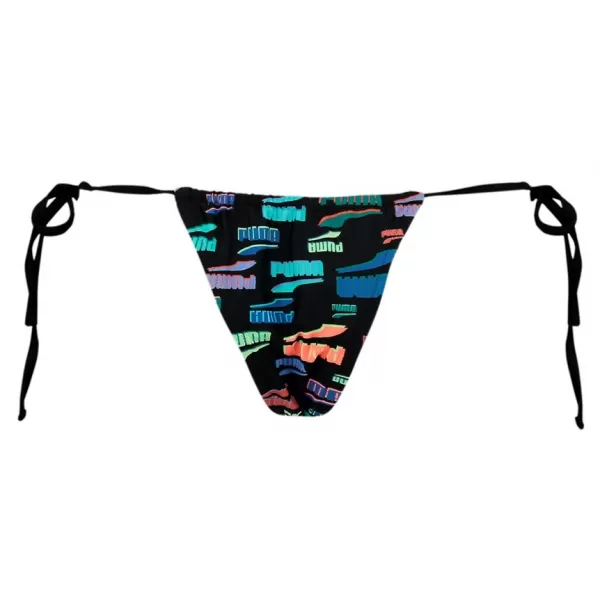  Badeanzug PUMA SWIM WOMEN SIDE TIE TANGA STRING 1P 938066-01 SCHWARZ 