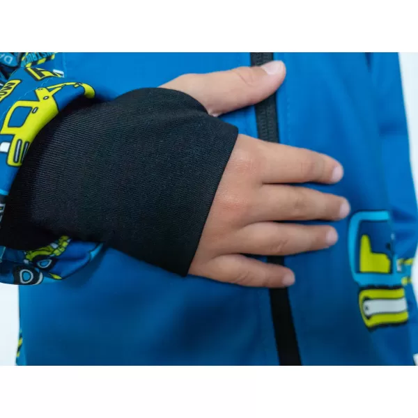  Baby Softshell Jacke isoliert WAMU BAGR BLAU 