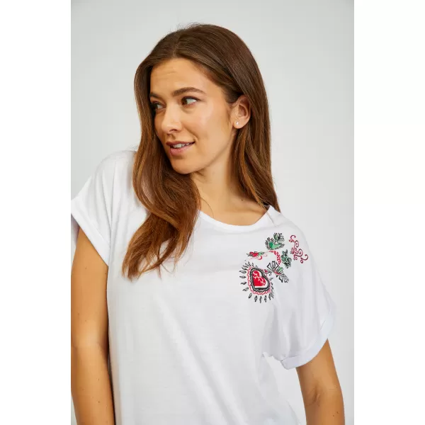  Damen-T-Shirt SAM 73 BOOTES WT 887 WEIß 