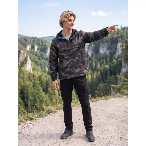  Jacke BRANDIT PŘES HLAVU BD3162 DUNKLE TARNUNG 