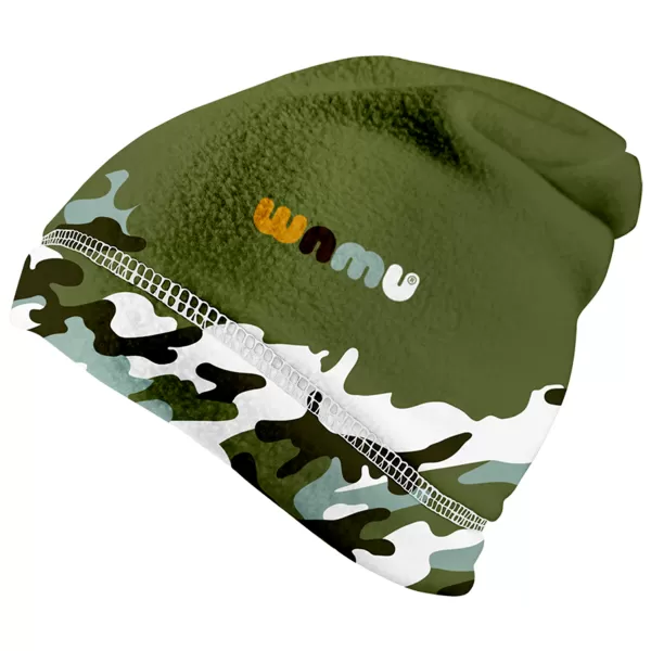  Fleecemütze für Kinder WAMU MASKÁČ KHAKI 
