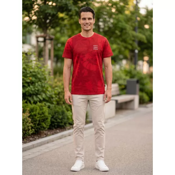  Herren-T-Shirt SAM 73 SCULPTOR MT 823 ROT 