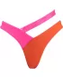 Badeanzug PUMA SWIM WOMEN COLOURBLOCK V-SHAPE BRIEF 1P 938071-01 BRAUN