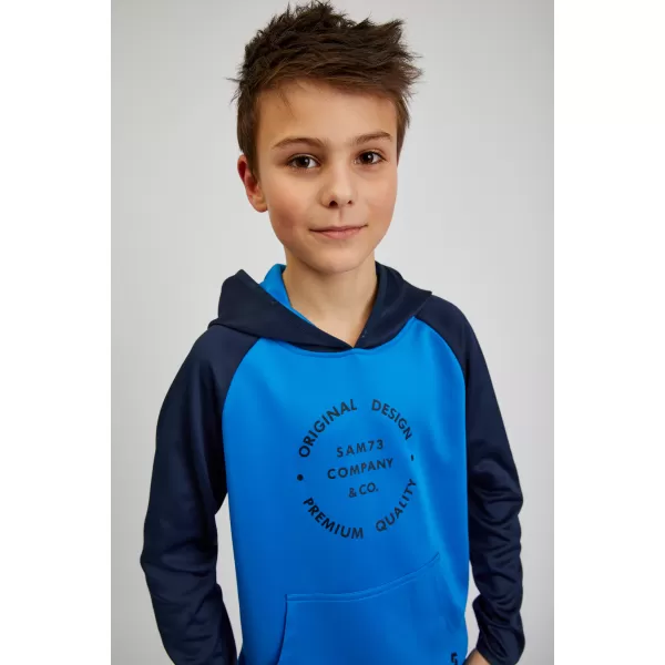  Kinder-Sweatshirt SAM 73 DRACO KM 509 LEUCHTEND BLAU 