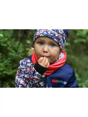 Fleece-Halstuch für Kinder WAMU LACHS