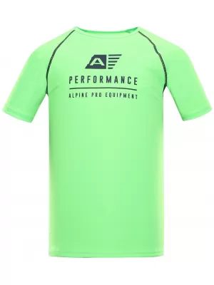 Herren -funktionales Hemd ALPINE PRO PANTHER MTSA828 GRÜN