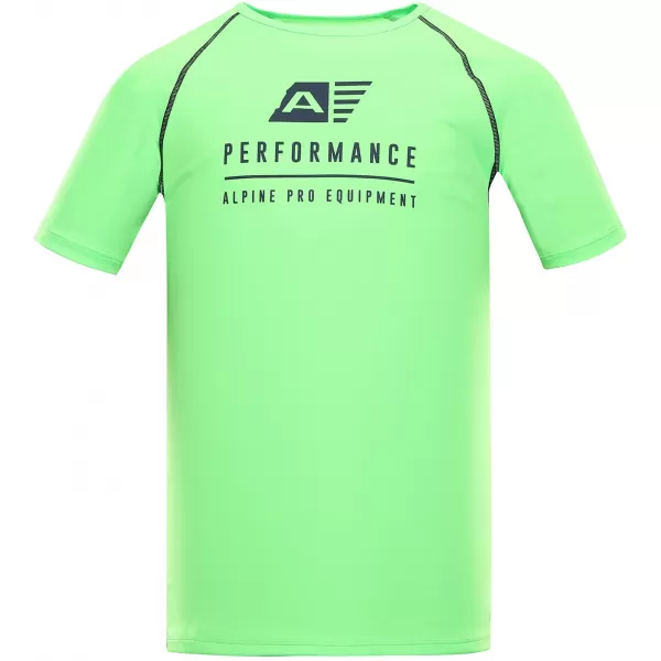  Herren -funktionales Hemd ALPINE PRO PANTHER MTSA828 GRÜN 