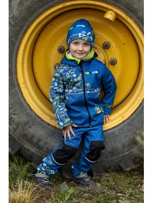 Baby Softshell Jacke isoliert WAMU BAGR BLAU