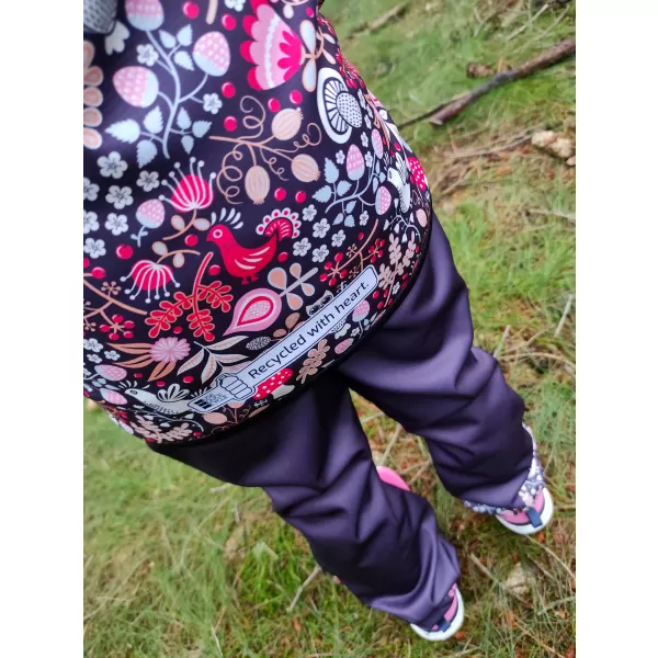  Baby Softshell Jacke isoliert WAMU SOVA LILA 