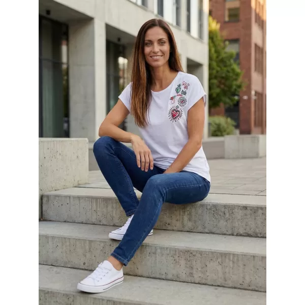  Damen-T-Shirt SAM 73 BOOTES WT 887 WEIß 