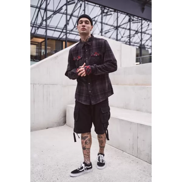  Shorts BRANDIT SAVAGE VINTAGE CARGO SCHWARZ 