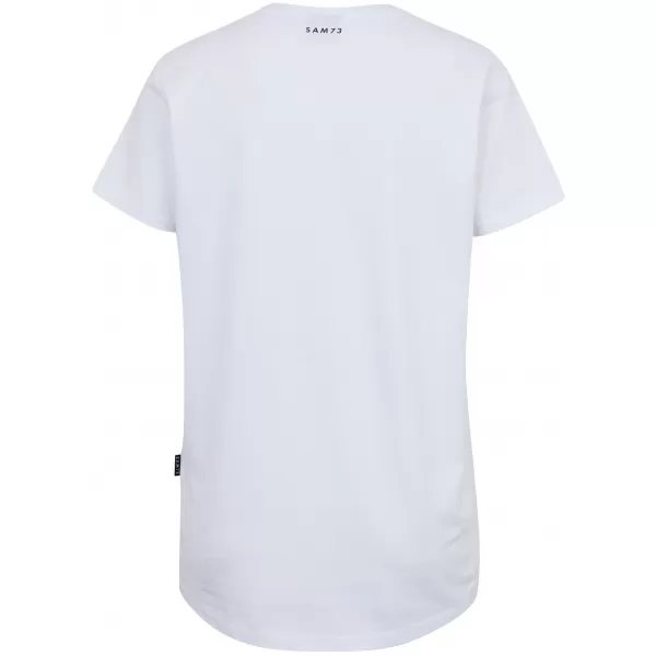  Damen-T-Shirt SAM 73 MUSCA WT 884 WEIß 