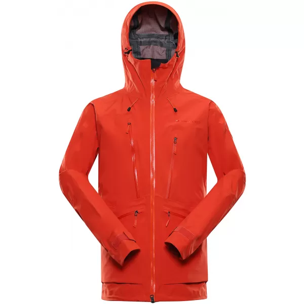  Jacke ALPINE PRO CORT MJCA592 SCHWARZ/ROT 