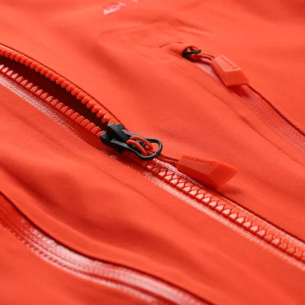  Jacke ALPINE PRO CORT MJCA592 SCHWARZ/ROT 